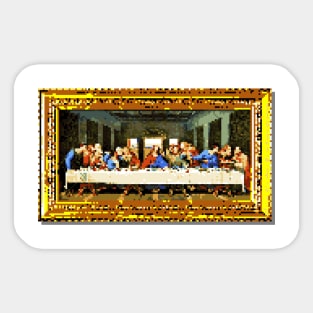 8-Bit The Last Supper Sticker